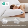image:imageBedsure Cervical Neck Pillow  Firm Ergonomic Contour Pillow for Sleeping Memory Foam Neck Support Pillow for Side amp Back Sleepers Orthopedic Design for Lasting Support amp Alignment