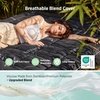 image:imageBedsure DualLayer 5 Inch Memory Foam Mattress Topper Twin XL 3 Inch Memory Foam  2 Inch Viscose Made from Bamboo Mattress Topper Pad Cover Breathable amp Pressure Relief BlackBlack
