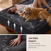 image:imageBedsure Twin XL Mattress Topper  Viscose Made from Bamboo Ultra Soft Thick Fluffy Pillow Top Mattress Pad with 21 Inch Deep Pocket Breathable Moisture Wicking Black 39x80 InchBlack