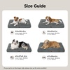 image:imageBedsure ComfyFleece XL Dog Bed Extra Large Crate Pillow 41x27 Sandy Beige  Aesthetic Crate Bed for Balanced Support Cute Chopped Foam Pad with Removable Washable Cover NonSlip Waterproof Cozy Pet MatGrey