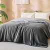 image:imageBedsure Waterproof Blanket for Bed Queen Size 86x90 Soft Flannel Fleece Leakproof Throw Blanket Couch Cover Protector for Large Dogs Pet for Camping Travel GreyGrey