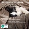 image:imageBedsure Waterproof Blanket for Bed Queen Size 86x90 Soft Flannel Fleece Leakproof Throw Blanket Couch Cover Protector for Large Dogs Pet for Camping Travel GreyCoffee Brown