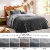 image:imageBedsure Waterproof Blanket for Bed Queen Size 86x90 Soft Flannel Fleece Leakproof Throw Blanket Couch Cover Protector for Large Dogs Pet for Camping Travel GreyGrey
