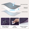 image:imageBedsure Waterproof Blanket for Bed Queen Size 86x90 Soft Flannel Fleece Leakproof Throw Blanket Couch Cover Protector for Large Dogs Pet for Camping Travel GreyEggplant