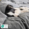 image:imageBedsure Waterproof Blanket for Bed Queen Size 86x90 Soft Flannel Fleece Leakproof Throw Blanket Couch Cover Protector for Large Dogs Pet for Camping Travel GreyGrey