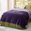 image:imageBedsure Waterproof Blanket for Bed Queen Size 86x90 Soft Flannel Fleece Leakproof Throw Blanket Couch Cover Protector for Large Dogs Pet for Camping Travel GreyEggplant