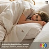 image:imageBedsure 100 GOTS Certified Organic Cotton Sheets California King Sheet Sets 17 Deep Pocket Bedsheets with Corner Straps EcoFriendly Soft amp Luxury PureWoven Cotton Hotel Bedding 4PCS Navy02  Ivory