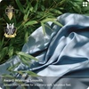 image:imageBedsure 3PCS 100 Organically Grown Bamboo Viscose Fitted Sheet Queen  No Flat Sheet Cooling Fitted Sheet Set for Hot Sleepers Silky Soft PureWoven 18 Deep Pocket with Corner Straps White04  Mineral Blue