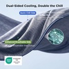 image:imageBedsure Celestial Blue Cooling Blanket for Hot Sleepers  Summer Cold Throw Blanket for Bed ArcChill Lightweight Summer Bedding Cool Thin Ice Cold Throws with Rayon Derived from Bamboo 50x7002 Navy