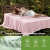 image:imageBedsure Celestial Blue Cooling Blanket for Hot Sleepers  Summer Cold Throw Blanket for Bed ArcChill Lightweight Summer Bedding Cool Thin Ice Cold Throws with Rayon Derived from Bamboo 50x7005 Pink