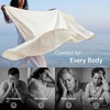 image:imageBedsure Celestial Blue Cooling Blanket for Hot Sleepers  Summer Cold Throw Blanket for Bed ArcChill Lightweight Summer Bedding Cool Thin Ice Cold Throws with Rayon Derived from Bamboo 50x7010 Off White
