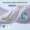 image:imageBedsure Celestial Blue Cooling Blanket for Hot Sleepers  Summer Cold Throw Blanket for Bed ArcChill Lightweight Summer Bedding Cool Thin Ice Cold Throws with Rayon Derived from Bamboo 50x7004 Lavender
