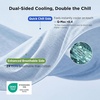 image:imageBedsure Celestial Blue Cooling Blanket for Hot Sleepers  Summer Cold Throw Blanket for Bed ArcChill Lightweight Summer Bedding Cool Thin Ice Cold Throws with Rayon Derived from Bamboo 50x7009 Light Blue