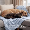 image:imageBedsure Celestial Blue Cooling Blanket for Hot Sleepers  Summer Cold Throw Blanket for Bed ArcChill Lightweight Summer Bedding Cool Thin Ice Cold Throws with Rayon Derived from Bamboo 50x7007 Celestial Blue