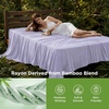 image:imageBedsure Celestial Blue Cooling Blanket for Hot Sleepers  Summer Cold Throw Blanket for Bed ArcChill Lightweight Summer Bedding Cool Thin Ice Cold Throws with Rayon Derived from Bamboo 50x7004 Lavender