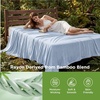 image:imageBedsure Celestial Blue Cooling Blanket for Hot Sleepers  Summer Cold Throw Blanket for Bed ArcChill Lightweight Summer Bedding Cool Thin Ice Cold Throws with Rayon Derived from Bamboo 50x7009 Light Blue
