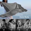 image:imageBedsure Celestial Blue Cooling Blanket for Hot Sleepers  Summer Cold Throw Blanket for Bed ArcChill Lightweight Summer Bedding Cool Thin Ice Cold Throws with Rayon Derived from Bamboo 50x7001 Dark Grey