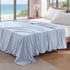 image:imageBedsure Celestial Blue Cooling Blanket for Hot Sleepers  Summer Cold Throw Blanket for Bed ArcChill Lightweight Summer Bedding Cool Thin Ice Cold Throws with Rayon Derived from Bamboo 50x7007 Celestial Blue