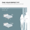 image:imageBedsure Celestial Blue Cooling Blanket for Hot Sleepers  Summer Cold Throw Blanket for Bed ArcChill Lightweight Summer Bedding Cool Thin Ice Cold Throws with Rayon Derived from Bamboo 50x7010 Off White