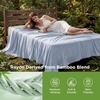 image:imageBedsure Celestial Blue Cooling Blanket for Hot Sleepers  Summer Cold Throw Blanket for Bed ArcChill Lightweight Summer Bedding Cool Thin Ice Cold Throws with Rayon Derived from Bamboo 50x7007 Celestial Blue