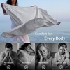 image:imageBedsure Celestial Blue Cooling Blanket for Hot Sleepers  Summer Cold Throw Blanket for Bed ArcChill Lightweight Summer Bedding Cool Thin Ice Cold Throws with Rayon Derived from Bamboo 50x7008 Light Grey