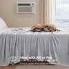 image:imageBedsure Celestial Blue Cooling Blanket for Hot Sleepers  Summer Cold Throw Blanket for Bed ArcChill Lightweight Summer Bedding Cool Thin Ice Cold Throws with Rayon Derived from Bamboo 50x7008 Light Grey
