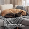 image:imageBedsure Celestial Blue Cooling Blanket for Hot Sleepers  Summer Cold Throw Blanket for Bed ArcChill Lightweight Summer Bedding Cool Thin Ice Cold Throws with Rayon Derived from Bamboo 50x7001 Dark Grey