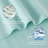 image:imageBedsure Celestial Blue Cooling Blanket for Hot Sleepers  Summer Cold Throw Blanket for Bed ArcChill Lightweight Summer Bedding Cool Thin Ice Cold Throws with Rayon Derived from Bamboo 50x7006 Icy Morn