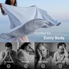 image:imageBedsure Celestial Blue Cooling Blanket for Hot Sleepers  Summer Cold Throw Blanket for Bed ArcChill Lightweight Summer Bedding Cool Thin Ice Cold Throws with Rayon Derived from Bamboo 50x7007 Celestial Blue