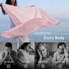 image:imageBedsure Celestial Blue Cooling Blanket for Hot Sleepers  Summer Cold Throw Blanket for Bed ArcChill Lightweight Summer Bedding Cool Thin Ice Cold Throws with Rayon Derived from Bamboo 50x7005 Pink