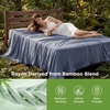 image:imageBedsure Celestial Blue Cooling Blanket for Hot Sleepers  Summer Cold Throw Blanket for Bed ArcChill Lightweight Summer Bedding Cool Thin Ice Cold Throws with Rayon Derived from Bamboo 50x7002 Navy