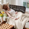 image:imageBedsure Celestial Blue Cooling Blanket for Hot Sleepers  Summer Cold Throw Blanket for Bed ArcChill Lightweight Summer Bedding Cool Thin Ice Cold Throws with Rayon Derived from Bamboo 50x7011 Beige