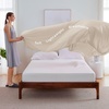 image:imageBedsure Celestial Blue Cooling Blanket for Hot Sleepers  Summer Cold Throw Blanket for Bed ArcChill Lightweight Summer Bedding Cool Thin Ice Cold Throws with Rayon Derived from Bamboo 50x7011 Beige