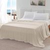 image:imageBedsure Celestial Blue Cooling Blanket for Hot Sleepers  Summer Cold Throw Blanket for Bed ArcChill Lightweight Summer Bedding Cool Thin Ice Cold Throws with Rayon Derived from Bamboo 50x7011 Beige