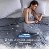 image:imageBedsure Celestial Blue Cooling Blanket for Hot Sleepers  Summer Cold Throw Blanket for Bed ArcChill Lightweight Summer Bedding Cool Thin Ice Cold Throws with Rayon Derived from Bamboo 50x7002 Navy
