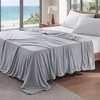 image:imageBedsure Celestial Blue Cooling Blanket for Hot Sleepers  Summer Cold Throw Blanket for Bed ArcChill Lightweight Summer Bedding Cool Thin Ice Cold Throws with Rayon Derived from Bamboo 50x7008 Light Grey