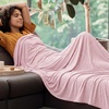 image:imageBedsure Celestial Blue Cooling Blanket for Hot Sleepers  Summer Cold Throw Blanket for Bed ArcChill Lightweight Summer Bedding Cool Thin Ice Cold Throws with Rayon Derived from Bamboo 50x7005 Pink