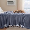image:imageBedsure Celestial Blue Cooling Blanket for Hot Sleepers  Summer Cold Throw Blanket for Bed ArcChill Lightweight Summer Bedding Cool Thin Ice Cold Throws with Rayon Derived from Bamboo 50x7002 Navy
