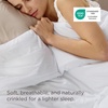 image:imageBedsure Duvet Cover Queen Size Only  Prewashed CottonLike Polyester Extra Soft All Season Bedding Includes 1 Duvet Cover 90x90 Inches with Zipper Closure Black Comforter Not Included00  White Only Duvet Cover