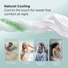 image:imageBedsure Queen Fitted Sheet Only 100 Rayon Derived from Bamboo Breathable amp Soft PureWoven Cooling Bottom Sheet for Hot Sleepers Deep Pocket Up to 18 with 4 Elastic Corner Straps BlackTaupe