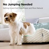image:imageBedsure Washable Fluffy Cute Cat Bed for Indoor Cats amp Kitten20 Inch Cream  Bubble Fleece Kitten Bed Cuddler Cat Couch with Neck Bolster for Small Dogs Machine Washable AntiSlip Base Up to 10 lbsCream