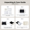 image:imageBedsure Washable Fluffy Cute Cat Bed for Indoor Cats amp Kitten20 Inch Cream  Bubble Fleece Kitten Bed Cuddler Cat Couch with Neck Bolster for Small Dogs Machine Washable AntiSlip Base Up to 10 lbsGrey