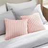image:imageBedsure Crystal Pink Fleece Blanket amp Throw Pillow Covers Crystal Pink