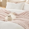 image:imageBedsure Crystal Pink Fleece Blanket amp Throw Pillow Covers Crystal Pink
