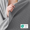 image:imageBedsure Cooling Blanket of Rayon Derived from Bamboo  Lightweight Breathable Cotton Summer Blankets Queen Size for Hot Sleepers Luxury Throws for Bed Couch and Sofa White 90x90 InchesGrey