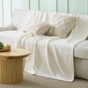 image:imageBedsure Cooling Blanket of Rayon Derived from Bamboo  Lightweight Breathable Cotton Summer Blankets Queen Size for Hot Sleepers Luxury Throws for Bed Couch and Sofa White 90x90 InchesWhite