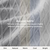 image:imageBedsure Cooling Blanket of Rayon Derived from Bamboo  Lightweight Breathable Cotton Summer Blankets Queen Size for Hot Sleepers Luxury Throws for Bed Couch and Sofa White 90x90 InchesGrey
