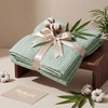 image:imageBedsure Cooling Muslin Blanket Queen Size for Bed Summer Gauze Blanket for Adults 55 Rayon Derived from Bamboo amp 45 Cotton Breathable Lightweight Soft for Hot Sleepers White 90x90 Inches03  Sage Green