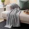 image:imageBedsure Cooling Muslin Blanket Queen Size for Bed Summer Gauze Blanket for Adults 55 Rayon Derived from Bamboo amp 45 Cotton Breathable Lightweight Soft for Hot Sleepers White 90x90 Inches04  Grey