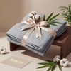image:imageBedsure Cooling Muslin Blanket Queen Size for Bed Summer Gauze Blanket for Adults 55 Rayon Derived from Bamboo amp 45 Cotton Breathable Lightweight Soft for Hot Sleepers White 90x90 Inches04  Grey
